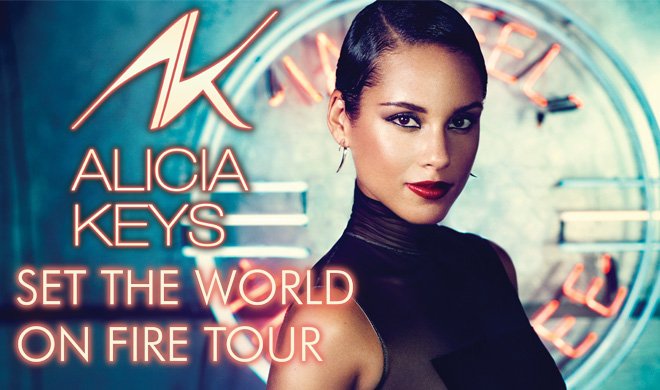 Alicia Keys Set The World On Fire Tour